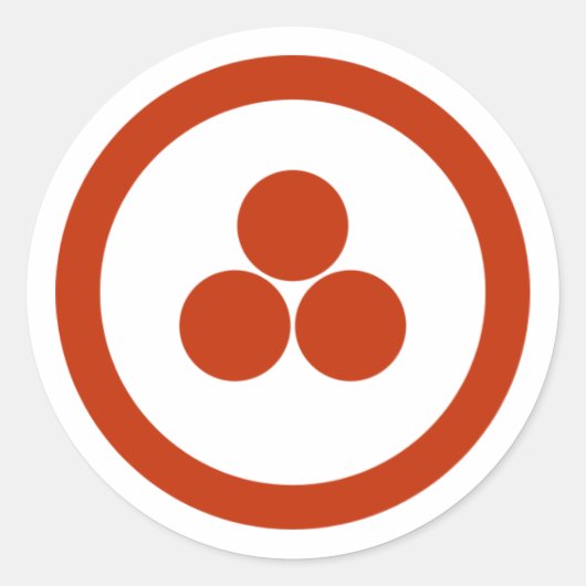 Paxカルチュラ静止型 ラウンドシール (正面)