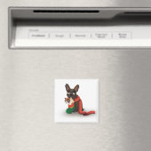 Pax & Huey Christmas Stocking マグネット (インサイチュ (食洗機))