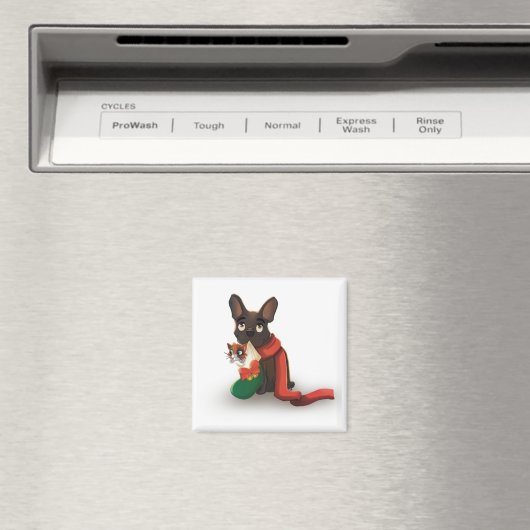 Pax & Huey Christmas Stocking マグネット (インサイチュ (食洗機))