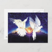 「Pax in Terra」のDoveシーン ポストカード (正面/裏面)