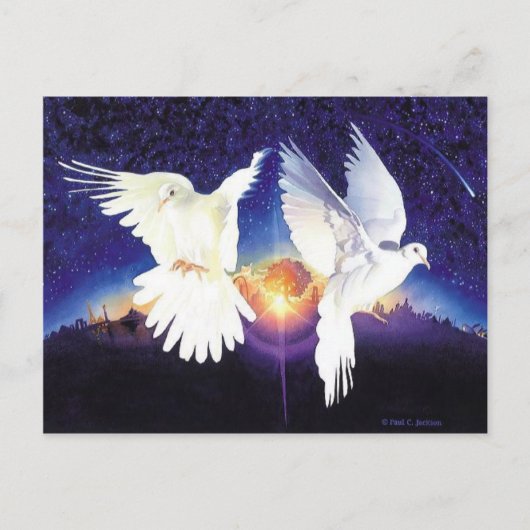 「Pax in Terra」のDoveシーン ポストカード (正面)