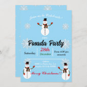 pax the snowman party  招待状 (正面/裏面)