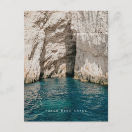 Paxos Blue Caves Greece Coastal ポストカード