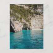 Paxos Caves Greece Coastal Postcard (no text) ポストカード (正面)