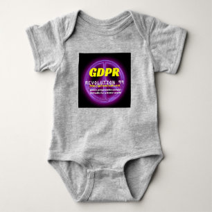 Paxspiration GDPRのベビーのフットボールのボディスーツ ベビーボディスーツ