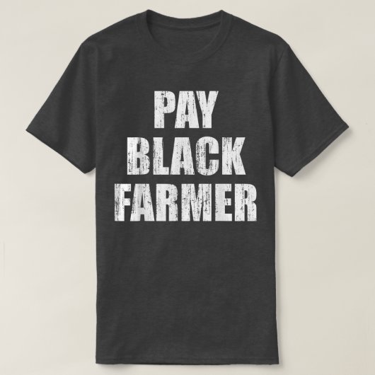 Pay black farmer tシャツ (デザイン正面)