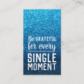 Pay it Forward Random Act of Kindness Aqua Blue 名刺 (正面)