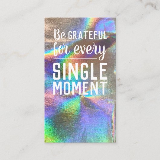 Pay it Forward Random Act of Kindness Gratitude 名刺 (正面)