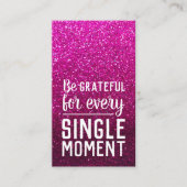 Pay it Forward Random Act of Kindness Hot Pink 名刺 (正面)