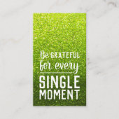 Pay it Forward Random Act of Kindness Lime Green 名刺 (正面)