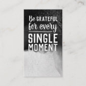 Pay it Forward Random Act of Kindness Monochrome 名刺 (正面)