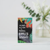 Pay it Forward Random Act of Kindness Paradise 名刺 (スタンド正面)