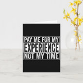 Pay Me For My Experience Not For My Time, Experts  カード (黄色い花)