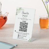 *~* PAY QRコード卓上表テントペデスタルサイン 台座サイン (インサイチュ)