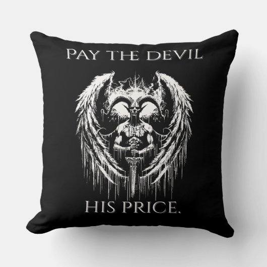 Pay the Devil His Price クッション (正面)