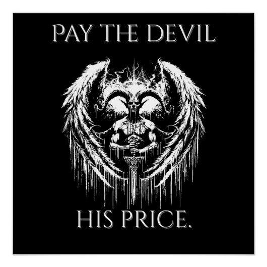 Pay the Devil His Price ポスター (正面)