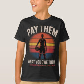 Pay Them What You Owe Them Support Women’s Basketb Tシャツ (正面)