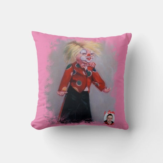 Payaso/Pallaso/Clown クッション (正面)