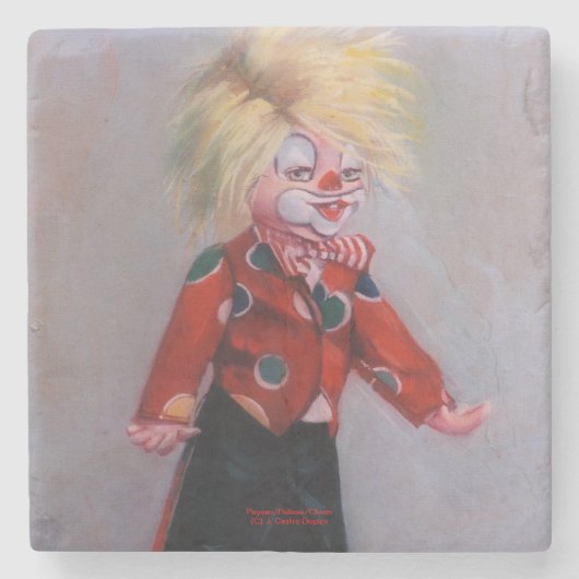Payaso/Pallaso/Clown ストーンコースター (正面)