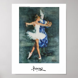 Payaso y Bailarina, by Ruiperez ポスター