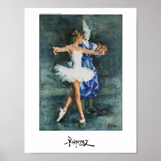 Payaso y Bailarina, by Ruiperez ポスター (正面)