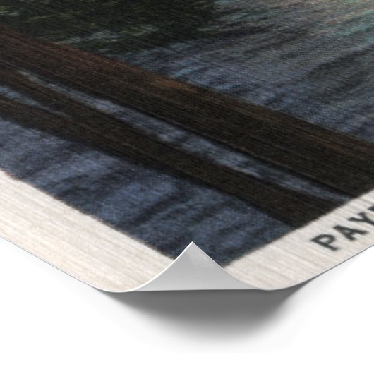 Payette Lake, ID - Evintide on Lake Scene ポスター (角)