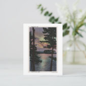Payette Lake, ID - Evintide on Lake Scene ポストカード (スタンド正面)