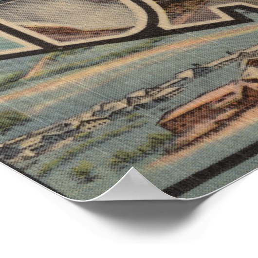 Payette Nat'l Forest, Idaho - Large Letter Scene ポスター (角)