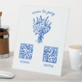 PAYMENT QR CODE 花屋さん 花農家の市場 台座サイン (インサイチュ)