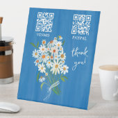 PAYMENT QR CODE 花屋さん 花農家の市場 台座サイン (インサイチュ)
