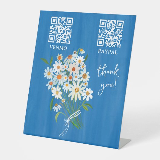 PAYMENT QR CODE 花屋さん 花農家の市場 台座サイン (正面)