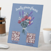 PAYMENT QR CODE 花屋 フラワー ファーマーズマーケット 台座サイン (インサイチュ)