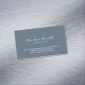 Payneのグレーカラーミニマリストスクリプト名刺 マグネット名刺 (インサイチュ)