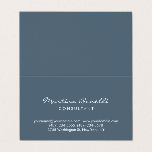 Payneのグレーカラーミニマリストスクリプト名刺 名刺 (外部フラット)