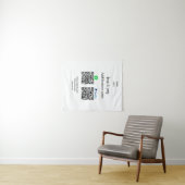 Paypal CashappスキャンしてQRを支払う追加ビジネス名lo タペストリー (インサイチュ(横))