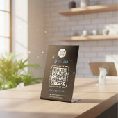 Paypal QRコード決済 | ビジネスロゴをスキャンして支払う 台座サイン