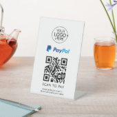 PayPal QRコード 非接触型決済 ロゴ追加 台座サイン (インサイチュ)