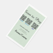 PayPal Venmo VISAカード QRソーシャルメディアでスキャンして支払う (コーナー)
