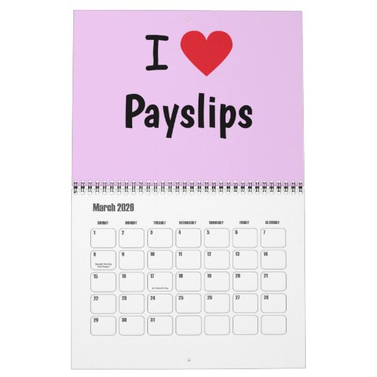 Payrollは私の人生の女性管理事務所である カレンダー (3月 2026)