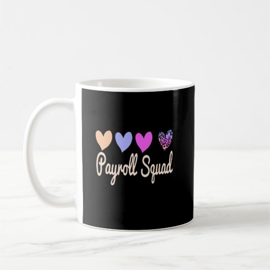 Payroll Specialist Squad コーヒーマグカップ (左)