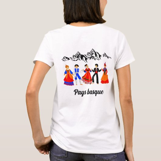Pays basque français tシャツ (裏面)
