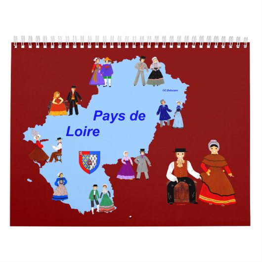 Pays de Loire, France カレンダー (カバー)