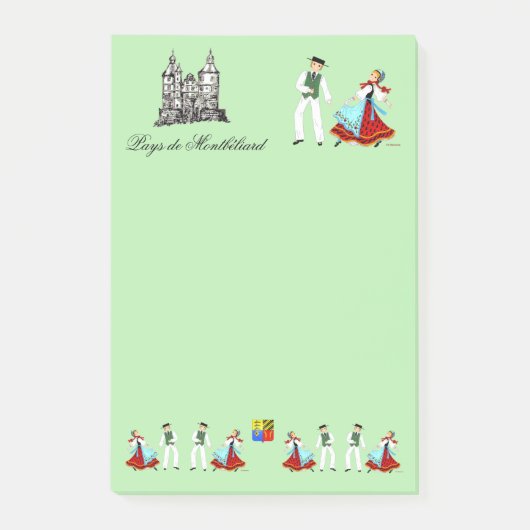 Pays de Montbéliard, France ポストイット (正面)