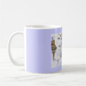 Paysage Amérindienne Ange papillons コーヒーマグカップ (左)