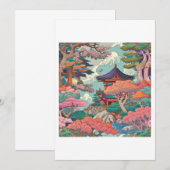 paysage asiatique 招待状 (正面/裏面)