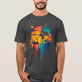Paysage coloré et fantastique tシャツ