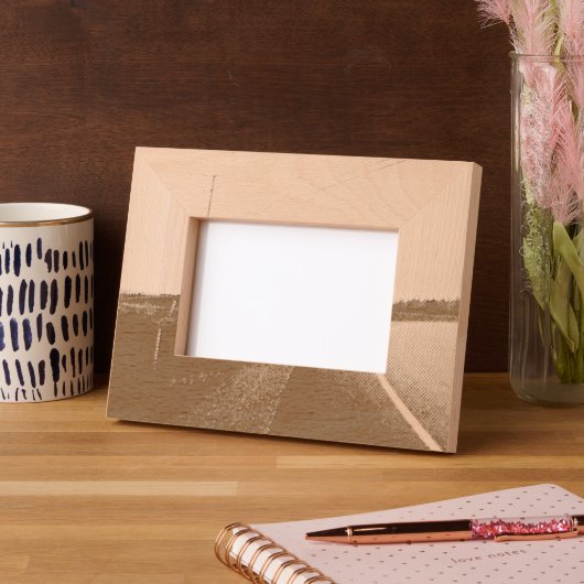 paysage coucher de soleil レーザー彫刻フレーム (左)