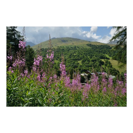 paysage de montagne ポスター (正面)