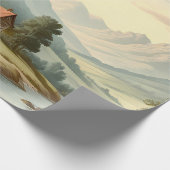 Paysage de montagne ラッピングペーパー (角)