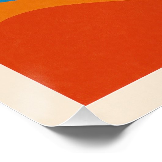 Paysage Désertique Abstrait ポスター (コーナー)